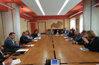 Palazzo Vitale, Sala Giunta. Amministratori, magistrati ed esperti a confronto. 