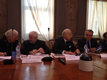 Roma. Da sinistra nella foto: Mons.Lusek, Mons.Bregantini, il Ministro Gnudi e il Presidente Iorio 
