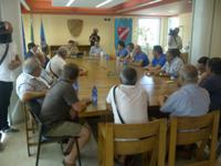 L'incontro presso la sala giunta della Regione