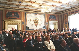 Campobasso, Palazzo del Governo. Il Salone di rappresentanza, dove ha avuto luogo la cerimonia