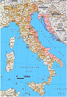 AREA ELEGGIBILE - PROGRAMMA ITALIA - CROAZIA
