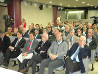 Palazzo della Regione, Sala Conferenze. I Sindaci dei Comuni interessati dal terremoto del 2002