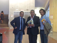 Roma, Ministero dello Sviluppo economico. Da sinistra nella foto: Leva, Scarabeo e Tocci