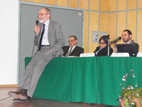 Campobasso, Auditoriun Liceo "M.Pagano". L'intervento del Prof.Celli, Direttore generale LUISS