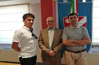 Da sinistra nella foto: Martino, Toma, Di Renzo 
