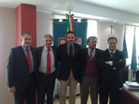 Da sinistra nella foto: Scarabeo, Petraroia, Frattura, Facciolla e Nagni