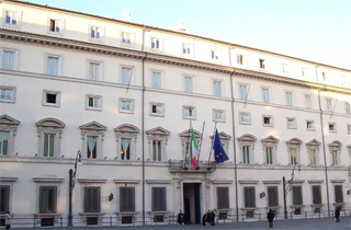 Roma. Palazzo Chigi, sede del Governo