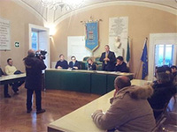 Venafro. La riunione presso la Sala consiliare del Palazzo municipale