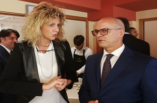 La Lezzi con il presidente Toma in occasione della visita istituzionale del ministro in Molise  