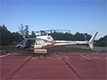 Campochiaro, base operativa. L'elicottero ECUREUIL AS350
