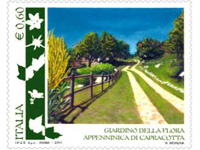 Il francobollo fa parte della serie tematica "Parchi, giardini ed orti botanici d'Italia"