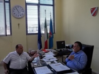 Da sinistra nella foto: il Sindaco di Serracapriola, Marco Camporeale, con l'Assessore Salvatore Muccilli