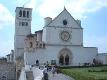Assisi. La Basilica di San Francesco, facciata orientale
