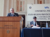 il Presidente Iorio alla Terza assemblea plenaria della Conferenza Stato-Regioni-CGIE