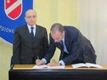 Sala riunioni Consiglio regionale. Picciano e Michetti firmano il Protocollo d'intesa