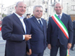 San Giuliano di Puglia. Da sinistra nella foto: Pietracupa, Iorio e il Sindaco Barbieri