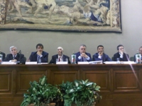 Roma, Sala della Clemenza di Palazzo Altieri. Questa mattina, il dibattito "Che fare oggi per il Mezzogiorno e per l'Italia".