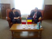 Il Presidente Iorio ed il Presidente della regione romena, Cluj Alin Tise