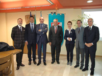 Campobasso, Palazzo della Regione. Da sinistra nella foto: Di Sandro, Scasserra, Vitagliano, Iorio, Fusco Perrella, Chieffo,Velardi