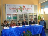 Conferenza stampa di presentazione. Da sinistra nella foto: Adriana Di Iorio, Giuliana Petta, Vincenza Testa, Antonio Rosari, Guido Cavaliere e Giulio Simpatico