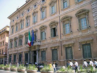 Palazzo Madama, sede del Senato della Repubblica. Si svolger qui la  cerimonia di celebrazione del quarantennale delle Regioni