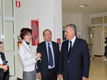 Campobasso, Liceo Romita. Da sinistra nella foto: il Dirigente scolastico, Anna Gloria Carlini, il Presidente della Provincia di Campobasso, Rosario De Matteis, e il Presidente della Regione, Michele Iorio