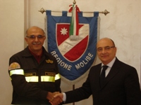 Da sinistra nella foto: l'Ing. Cesare Gaspari e il Presidente Michele Picciano