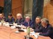 Roma, Sala delle Colonne di Palazzo Marini. Il Tavolo della Presidenza