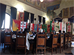 Assisi. Palazzo comunale, Sala della Conciliazione: i lavori dell'Assemblea 