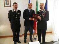Da sinistra nella foto: il Generale Rastrelli, il Presidente Pietracupa e il Generale Gualdi