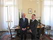 Da sinistra nella foto: il prefetto Di Menna con il presidente Niro