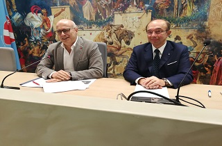 Palazzo Vitale. La conferenza stampa di Toma e Cotugno 