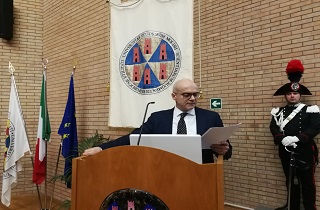 L'intervento del presidente Toma 