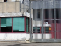L'ingresso della struttura penitenziaria di Contrada Monte Arcano