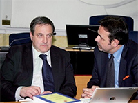 Da sinistra nella foto: l'assessore Nagni e il presidente Frattura