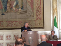 Montecitorio, Sala della Regina. L'intervento di Iorio