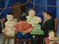 Fernando Botero. Giocatori di carte (1989)