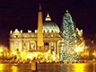 La tradizione di esporre l'albero in Piazza S.Pietro insieme al presepe fu introdotta nel 1982 da Giovanni Paolo II